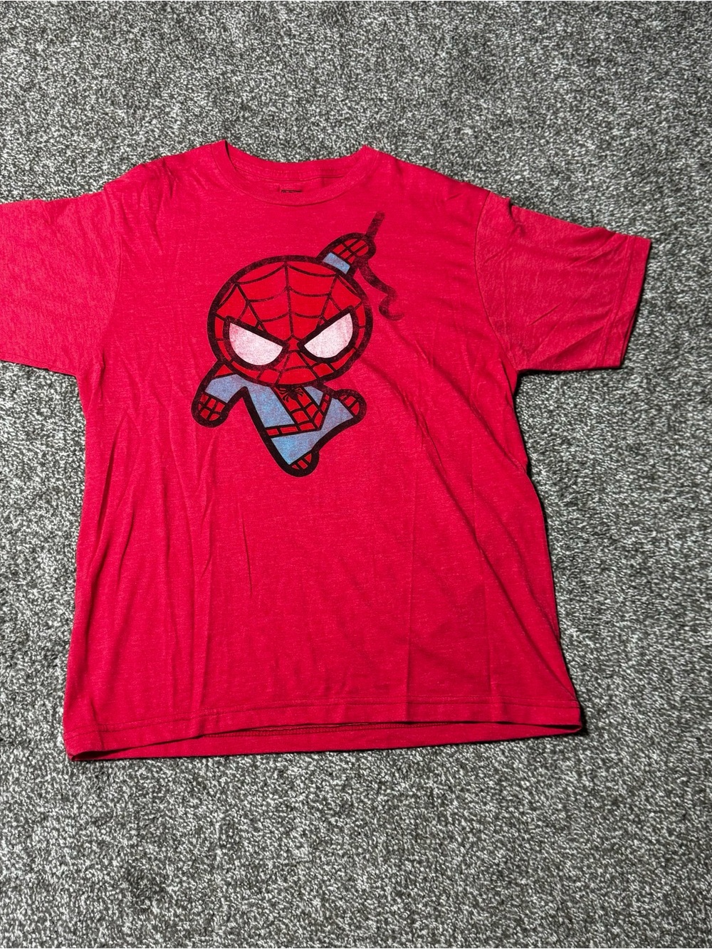 Marvel Red Spiderman Cartoon Tee